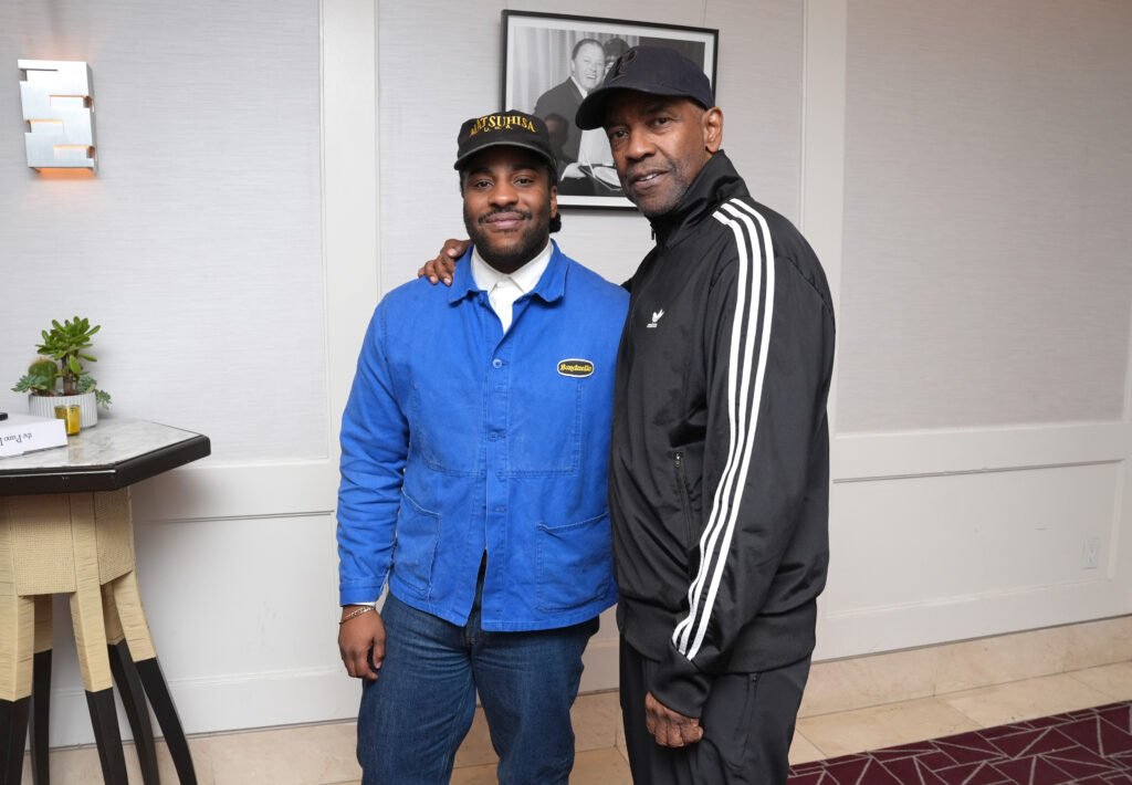 Denzel Washington's with her Daughter Malcolm Washington Take Pics