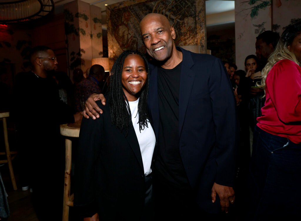 Denzel Washington's with her Daughter Katia Washington Take Red Carpet Pics