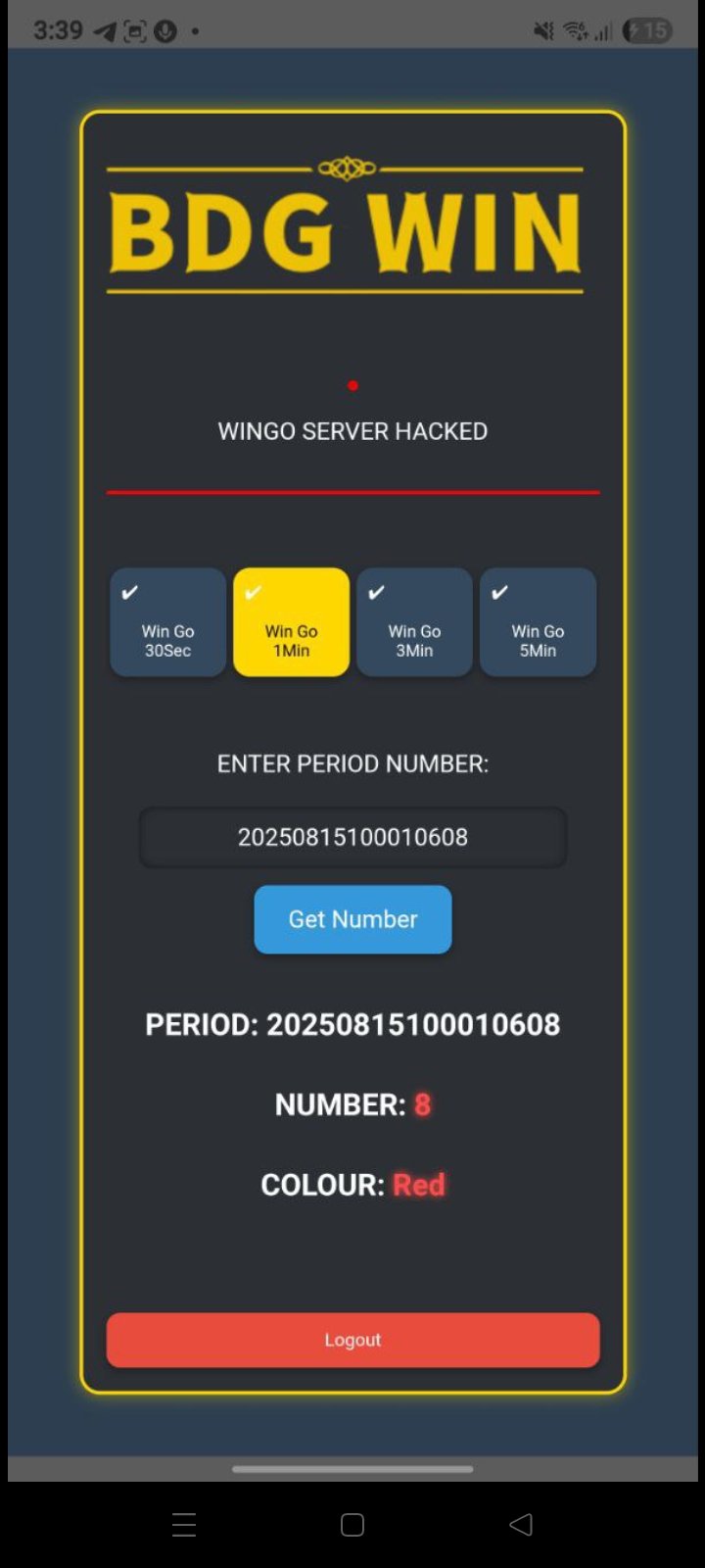 Question: Understanding the BDG WIN Game Based on the information, BDG W..