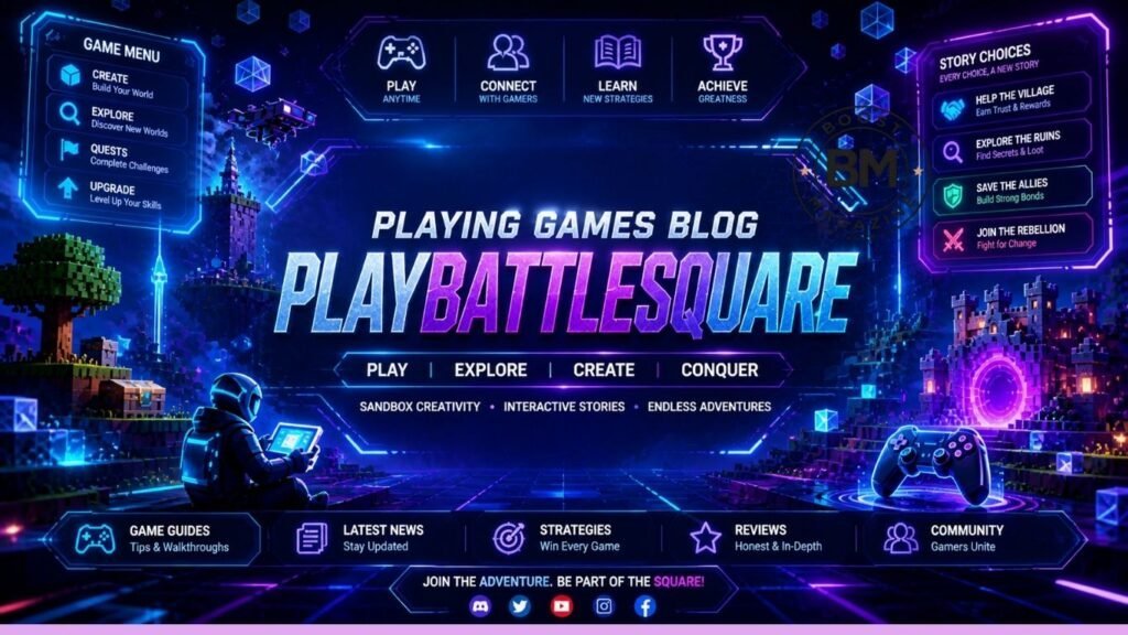 playing game blog playbattlesquare